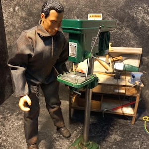 Working!!! 1/6th scale one sixth scale action figure miniature Column Drill