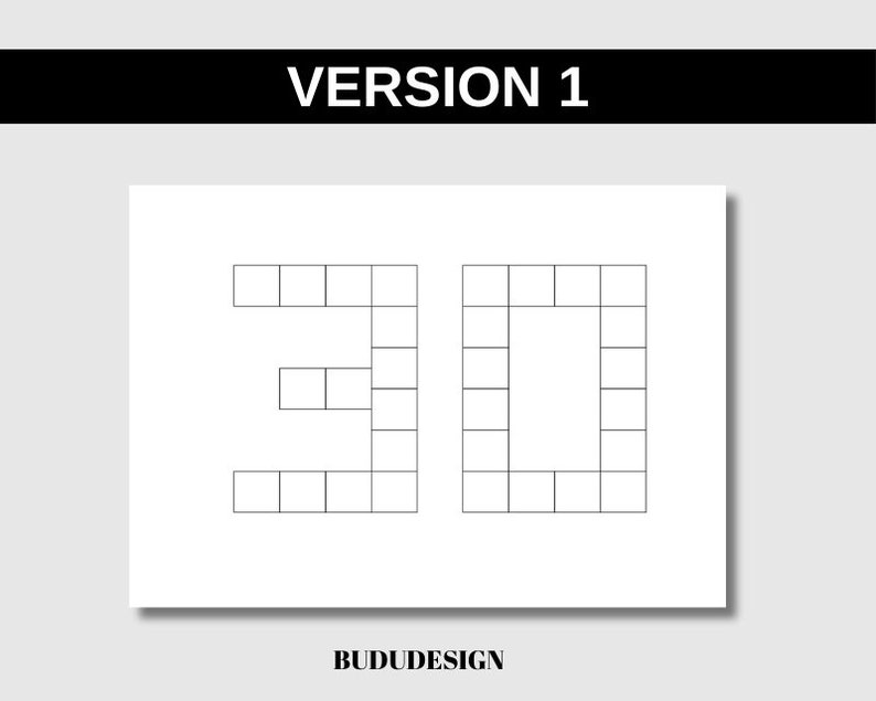 30 Day Tracker Challenge Printable PDF Version 4 Letter and A4 8 Pages ...