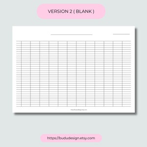 Yearly Planner on 1 Page Landscape, Year at a Glance, Yearly Plan ...