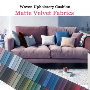 All Colors luxurious cutting upholstery velvet fabric. Soft to the touch and easy to work with,it's the perfect choice for your next project