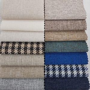 Ayazma Series Houndstooth Upholstery Cushion Fabrics - All COLORS