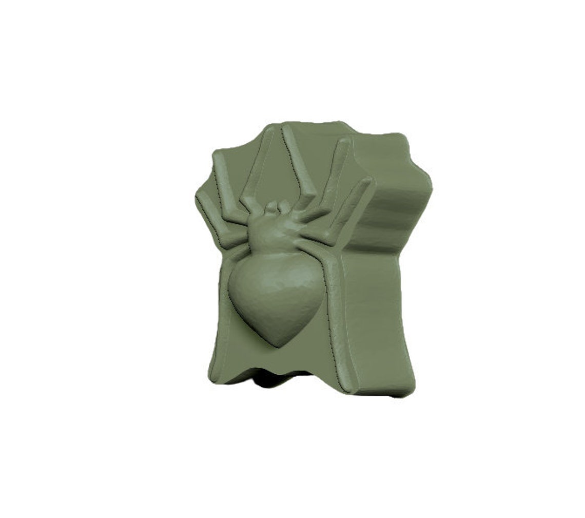 Heart Spider STL File for 3d Printing Laser CNC Router 3D - Etsy