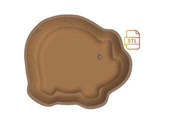 Marranito Concha Bread HYBRID bathbomb mold/  STL File for 3d printing/bathbomb mold/Hybrid bathbomb mold stl file/download stl file