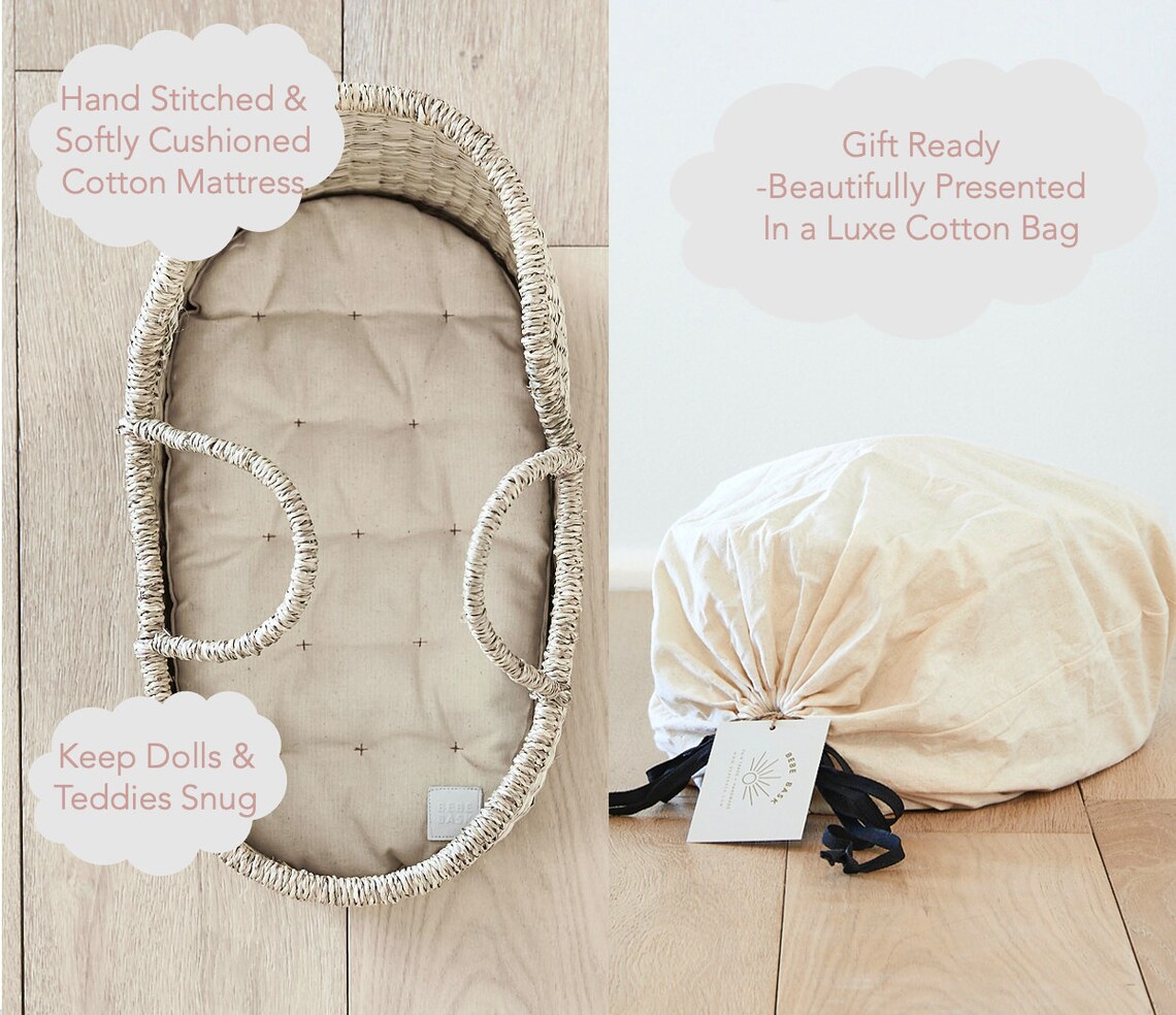 Baby Doll Baby Doll Bed Moses Basket Baby Doll Etsy