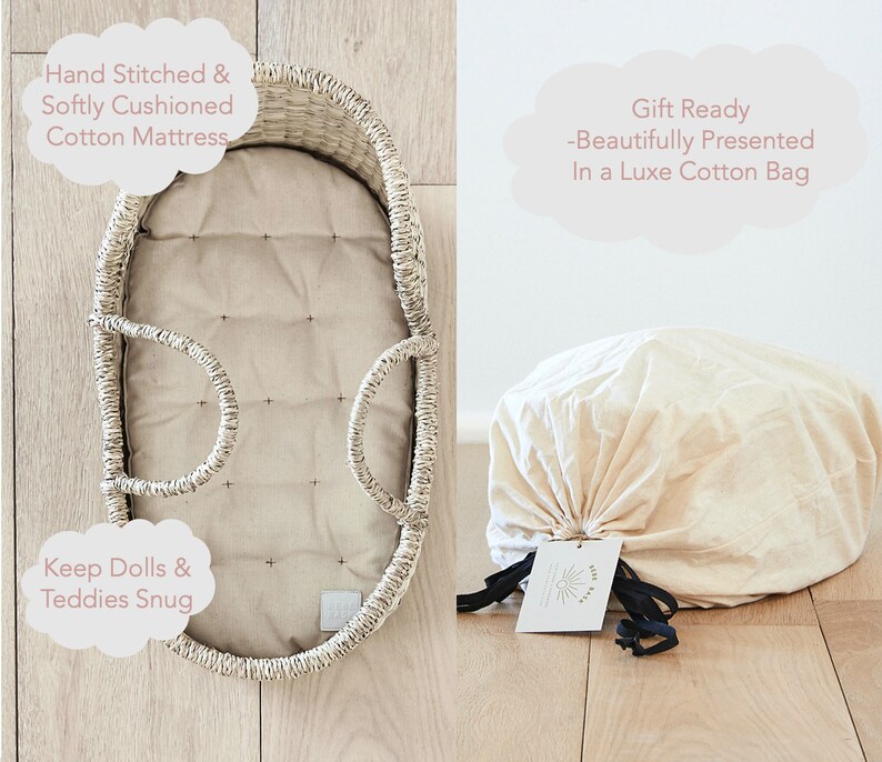 Baby Doll Baby Doll Bed Moses Basket Baby Doll Etsy