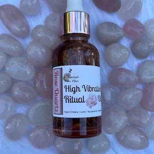High Vibez “Rose Quartz” Ritual Oil | Heart Chakra Pheromone Oil