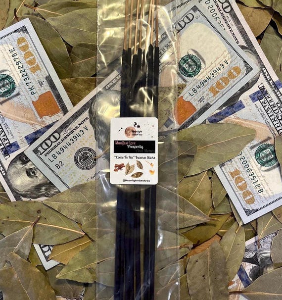 Money Chase Me Incense Sticks: Come To Me / Prosperity