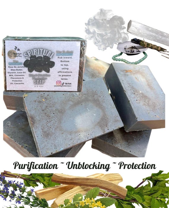 Uncrossing - Protection Soap (w/Pheromones) | Obsidian