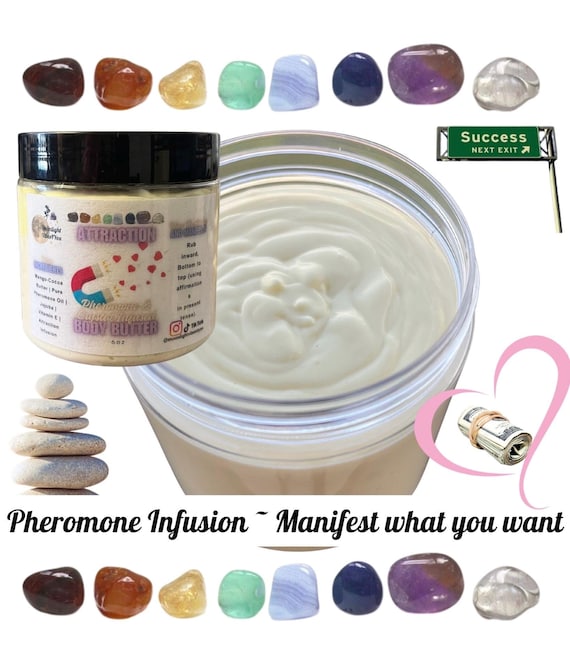 Attraction Whipped Body Butter: Pheromone Infused