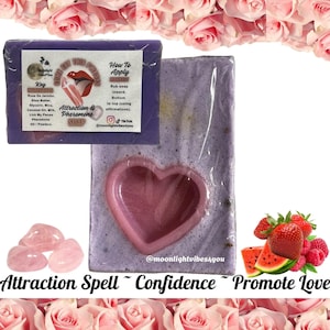 Holen Sie sich diese mit Pwuussssss Elixir angereicherte Pheromon-Seife | Komm zu mir Affirmation Anziehungs-Seife