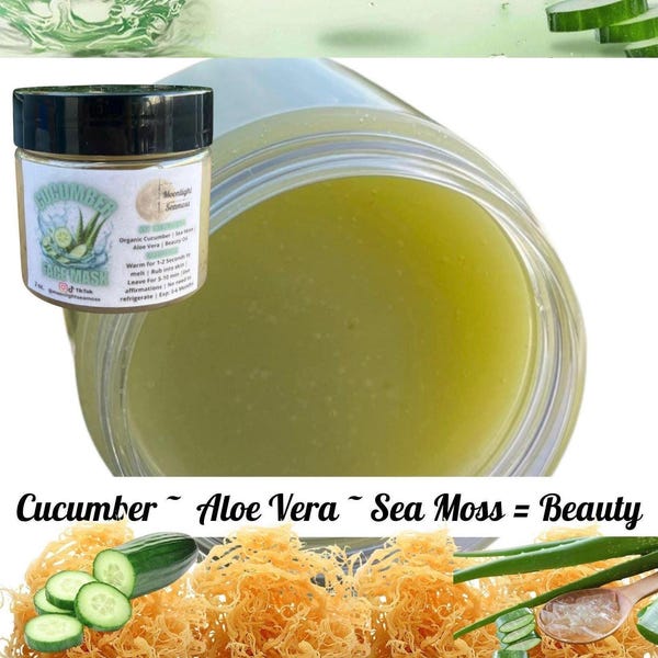 Cucumber Sea Moss Face Mask