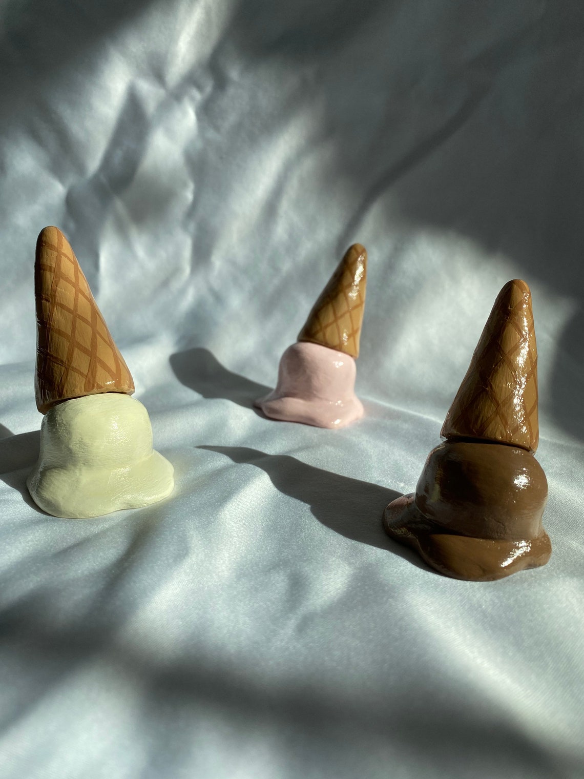 Ice Cream Cone Ring Holder Melted Ice Cream Ring Storage Etsy