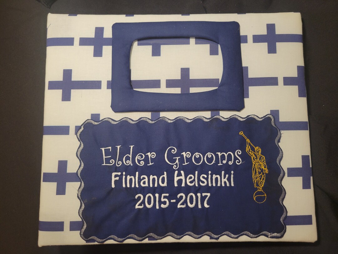 LDS Missionary Personalized Embroidered Scrapbook - Etsy