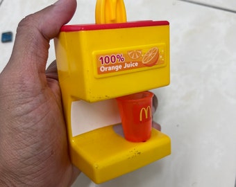 Mcdonalds Small Orange Juice Vintage Mcdonald's Orange Juice