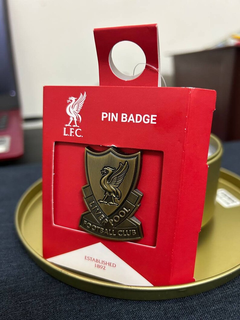 Liverpool Fc Pin Badges Official Original Product 6usd Etsy