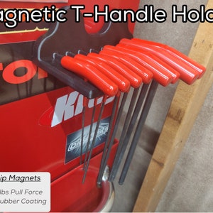 Magnetic T-Handle Hex Wrench Holder
