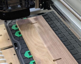 CNC Keyhole Slot Master Guide Toolpath Vorlage | Vectric Aspire, VCarve Pro Gadget, Fusion360, Carbide Erstellen | T-Slot Hängeschablone