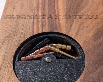 Puerta de almacenamiento con clavijas para tablero de cribbage: archivo 3D, SVG, Vectric: impresora láser 3D de CO2 CNC