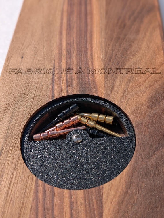 Cribbage Board Peg Storage Door - 3D File, SVG, Vectric - CNC CO2 Laser 3D Printer