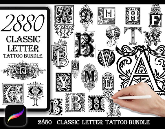 Premium Vector  Alphabet n tattoo logo