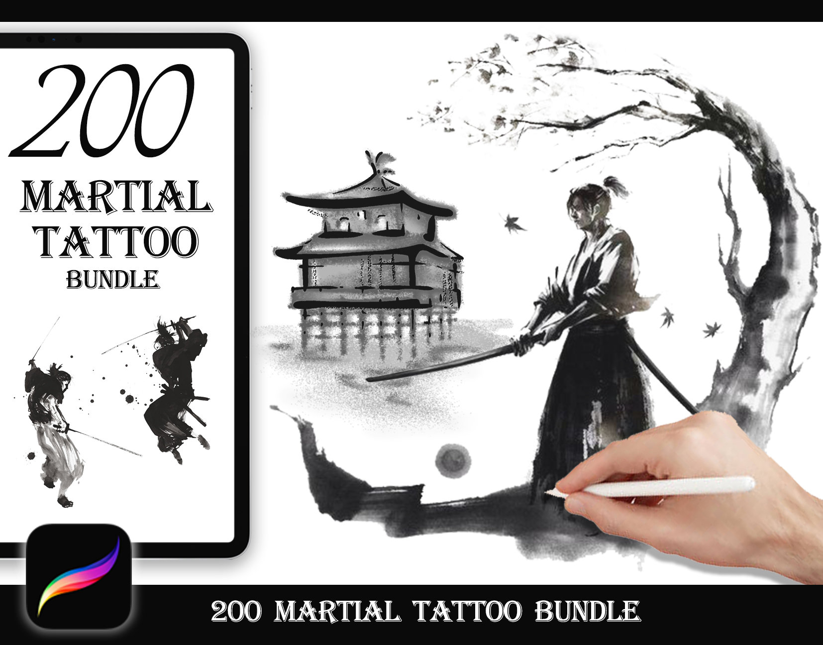 Martial Arts Tattoo - Etsy Australia Martial Arts Tattoo - Etsy Australia