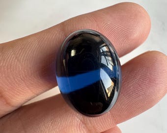 18 Carats Flawless blue sapphire oval cabochon gemstone loose - Price per piece
