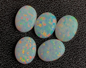 10x12mm Australian Opal smooth oval cabochon gemstone loose Opal - Price per piece