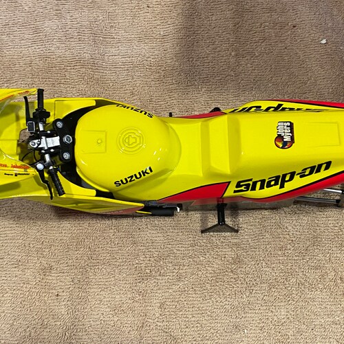 New Mib NHRA 1/9 Scale STEVE JOHNSON Snap-On Tools Suzuki Pro Stock Dragster Motorcycle Bike shops Action Limited Edition Diecast Collectible