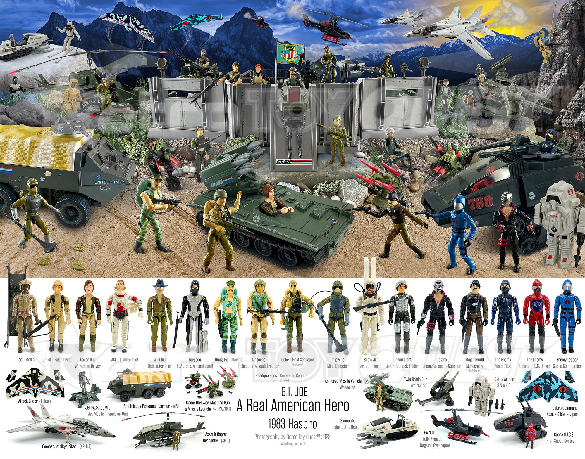 Gi Joe Toys 1980S - Etsy