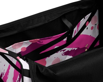 HOT PINK Multicolor Duffle Bag | Etsy 