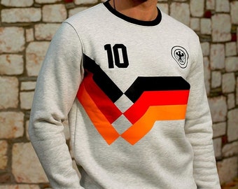 Camiseta de Fútbol Alemania 1990, Sudadera Retro Alemania, Selección Nacional de Alemania