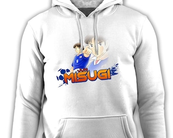 Nankatsu, Captain Tsubasa, Jun Misugi Football Hoodie, Sweatshirt, Long Sleeve, Digital Textile Printing