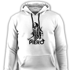 Del Piero Football Hoodie: Organic Cotton, Long Sleeve
