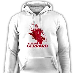 Steven Gerrard Hoodie: Legends Football Player, Long Sleeve Cotton