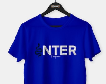 Inter Milano T-shirt: Champion Football Tee, Organic Cotton