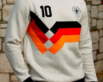Germany 1990 Football Sweatshirt: Retro National Team Jersey