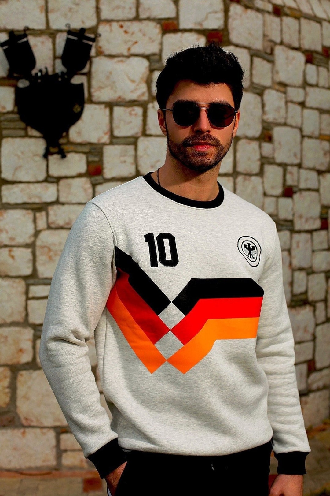 Retro 1990 Germany Soccer Champion Sweatshirt - Dirt Pitch