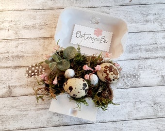 Osterdeko Geschenk Kleinigkeit Ostern Eierschachtel Tischdeko
