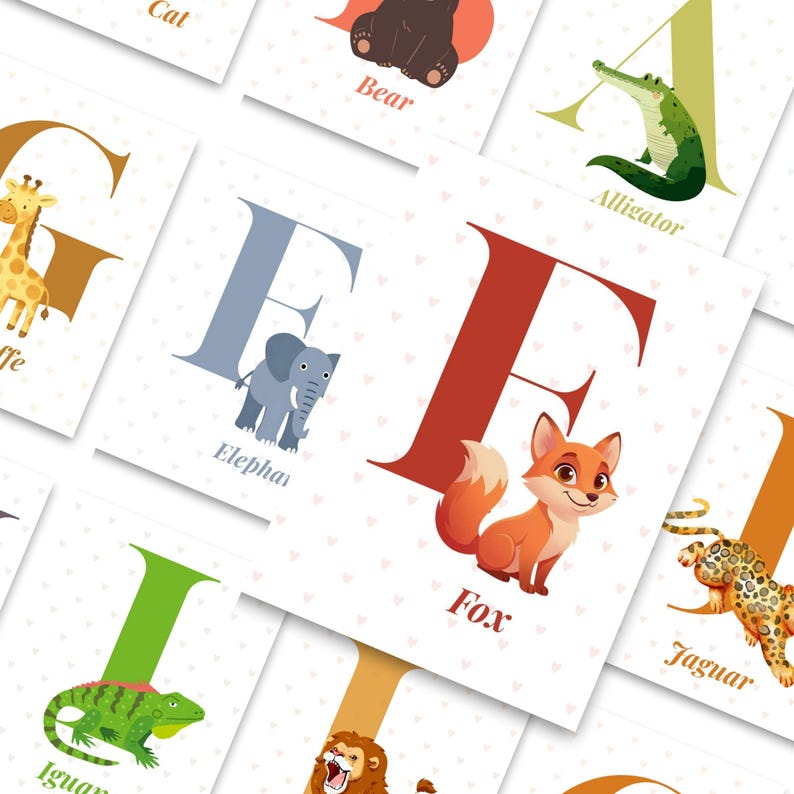 Editable Printable Alphabet Posters for Preschool and Kindergarten ...
