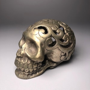 Bronze Skull,amazing skull bronze,special gift,bronze skull statue.