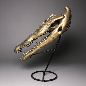 Brass Crocodile Character,Statue,Home Decore,Birthday gift,Animale Brass and Bronze.