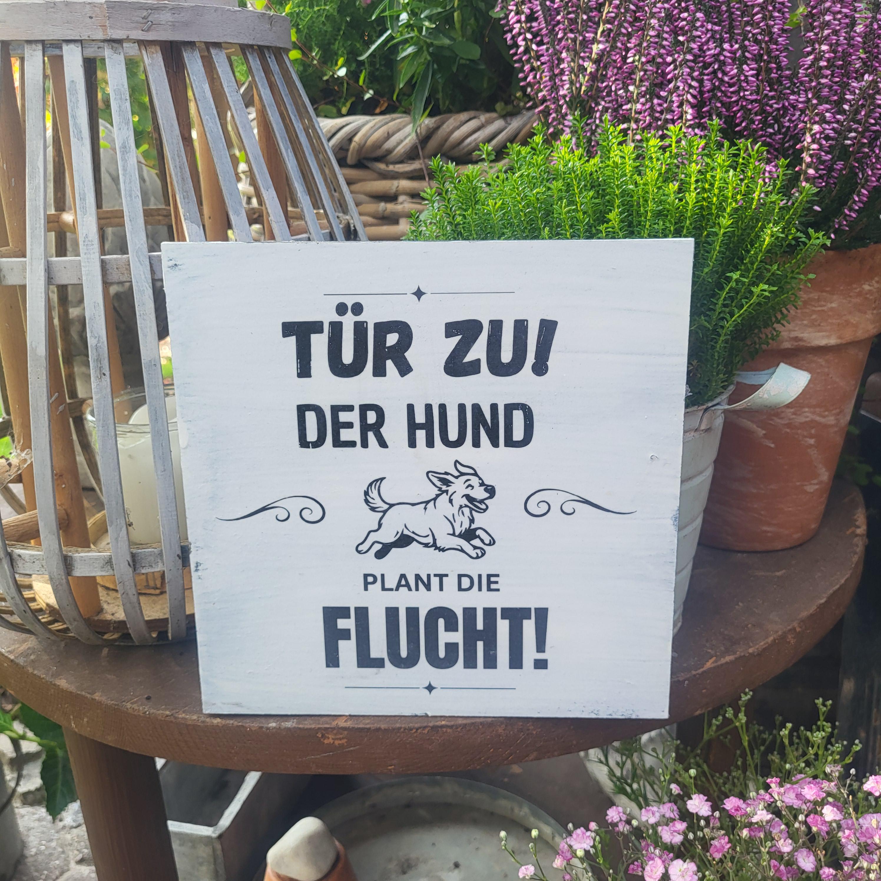 "Vorsicht Vor Dem Hund" Warnschild – Stylisch & Witzig Für Garten & Haustür