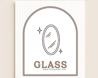 2 pièces Lavette suédoise en verre | Chiffon de nettoyage pour vitres | Lingette pour vitres réutilisable | Linge de fenêtre non pelucheux | Chiffon de verre écologique