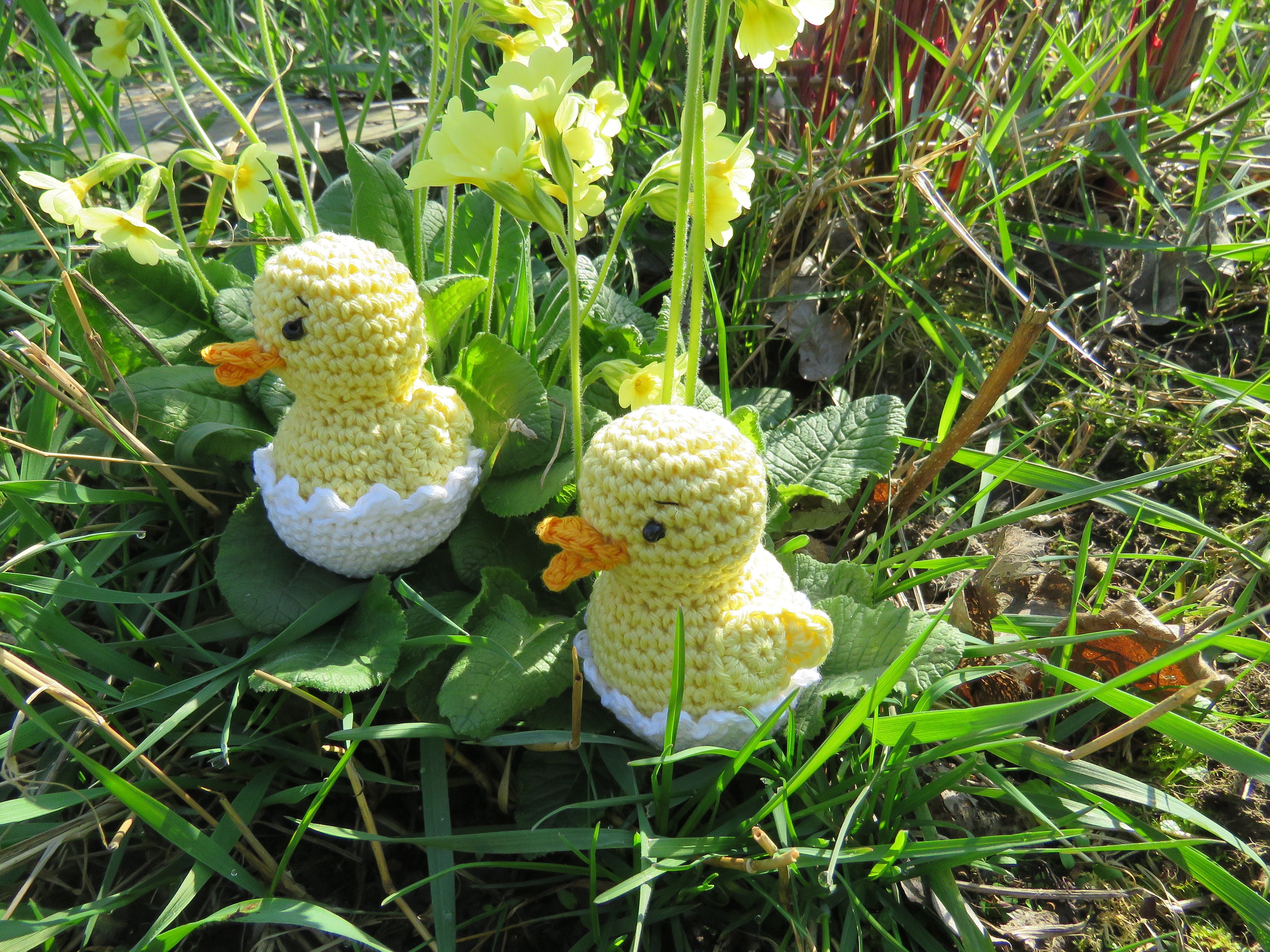 Küken in Eierschale Häkelanleitung Osterküken *Carolines Welt* - Etsy.de