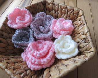 Rose crochet pattern, crochet simple roses *Caroline's World*