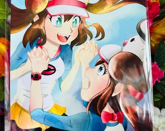 POKESPE: Whi-Two/Whitley and Zorua Glossy Print Poster