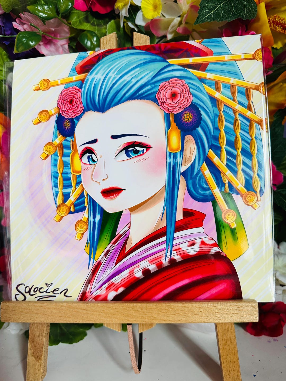 ONE PIECE Kozuki Hiyori/komurasaki Glossy Print - Etsy