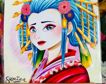 ONE PIECE Kozuki Hiyori/komurasaki Glossy Print - Etsy