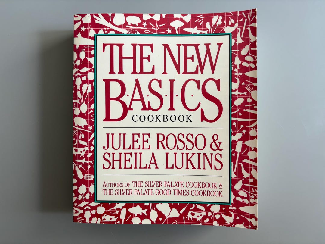 Vintage 1989 the New Basics Cookbook by Rosso & Lukins - Etsy