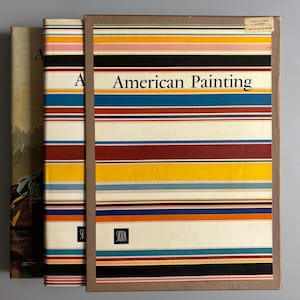 1969 vintage American Painting special First Edition 2 Book Hardcover Boxed Set Slipcase USA Art History Artists Coffee Table Books